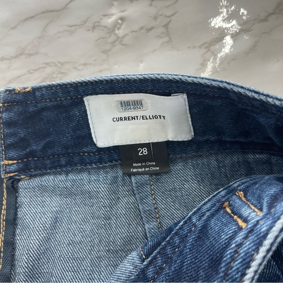 Current Elliott Ballast Denim Jean Mini Skirt High Waisted Button Detail 28 - Picture 5 of 5